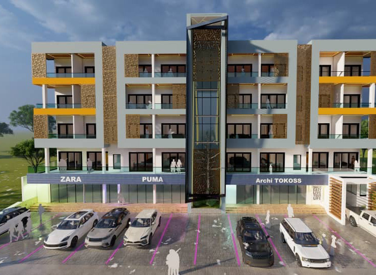 Centre commercial moderne